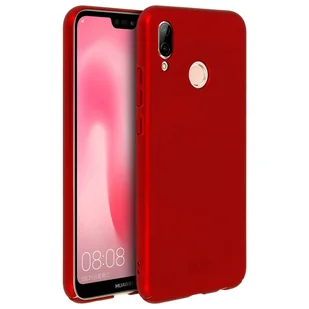 Twarde Etui Ochronne Mofi Huawei P20 Lite - Czerwone - Etui i futerały do telefonów - miniaturka - grafika 1