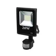 Lampy ogrodowe - Volteno Reflektor LED z czujnikiem ruchu Slim VO0766, 20 W - miniaturka - grafika 1