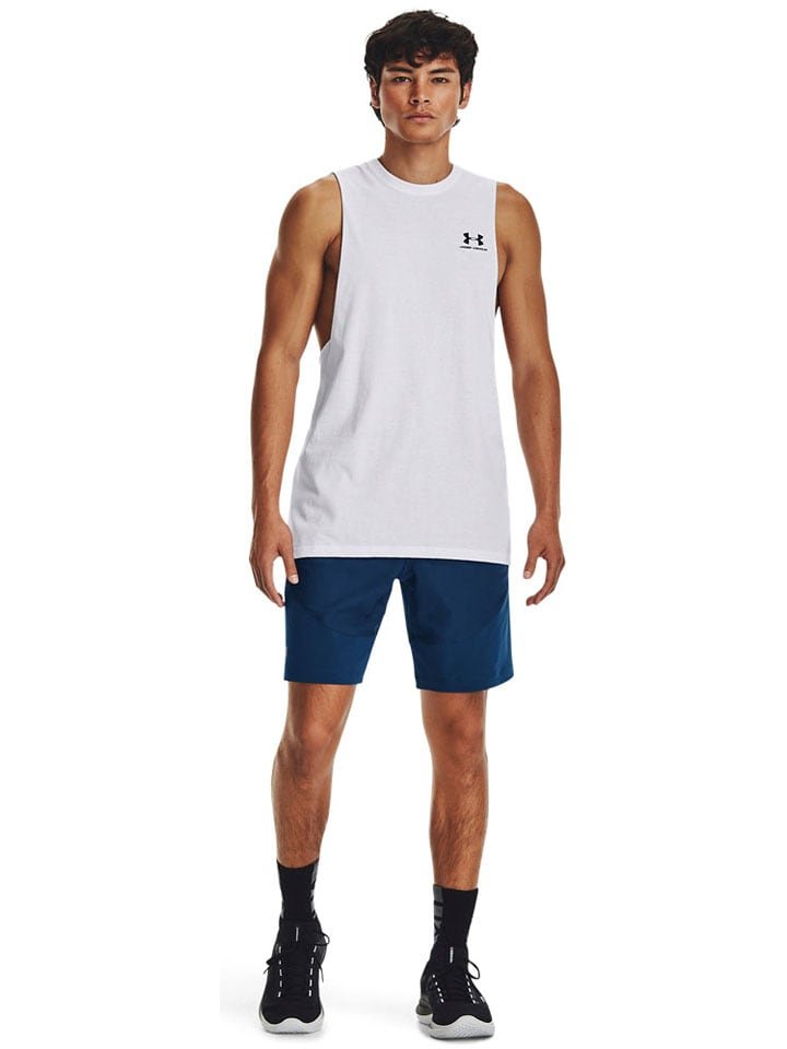 Under Armour Top funkcyjny w kolorze białym