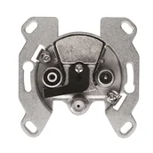 Gniazdka elektryczne - Hager Polo 1930 Gniazdo RTV-SAT nieprzelotowe mechanizm 53455312 53455312 - miniaturka - grafika 1