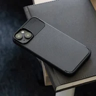 Etui i futerały do telefonów - ETUI CARBON CASE SAMSUNG A52 4G / A52 5G / A52S 5G CZARNY - miniaturka - grafika 1