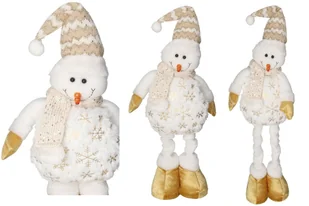 BAŁWAN ŚWIĄTECZNY TELESKOPOWY DUŻY 60CM FIGURKA - Ozdoby bożonarodzeniowe - miniaturka - grafika 1