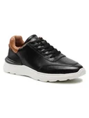 Sneakersy męskie - Clarks Sneakersy Sprint Lite Lace 261583417 Czarny - miniaturka - grafika 1