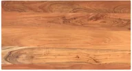 Stoły - Blat stołu, 120x60x2,5 cm, prostokątny, lite drewno akacjowe - miniaturka - grafika 1