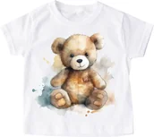Koszulki dla chłopców - Koszulka z misiem dla chłopczyka wzór misiek51 - miniaturka - grafika 1