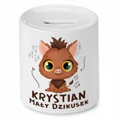 Skarbonki - Skarbonka 330 ml Dla Krystiana Syna Dziecka z Nadrukiem ze Zdjęciem + Opakowanie na prezent (wzór 03) - miniaturka - grafika 1