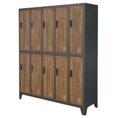 Szafy biurowe - Szafa biurowa JAN NOWAK Bartek Antracyt Orzech - miniaturka - grafika 1