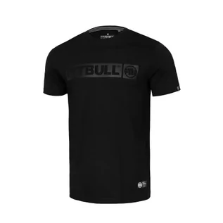 Koszulki sportowe męskie - Pitbull T-shirt All Black Camo Hilltop Black - grafika 1
