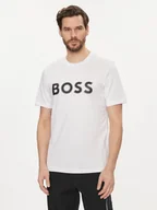 Koszulki męskie - Boss T-Shirt Tee 1 50506344 Biały Regular Fit - miniaturka - grafika 1