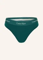Majtki damskie - Calvin Klein Stringi Icon Cotton Modal gruen - miniaturka - grafika 1