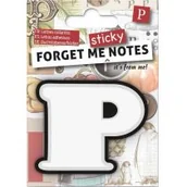 Zakładki do książek - IF Forget me sticky notes kart samoprzylepne litera P - miniaturka - grafika 1