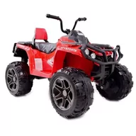 Pojazdy elektryczne dla dzieci - Super-Toys MEGA WIELKI QUAD 4X4, AMORTYZATORY, MIĘKKIE KOŁA, PILOT, WOLNY START, /LB8868 LB-8868-CZARNY - miniaturka - grafika 1