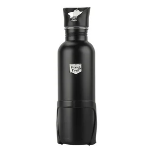FISCHER dorośli stal nierdzewna uchwyt do M SW 750 ML butelka do picia, czarna, 750 ML 86057 - Shakery i bidony sportowe - miniaturka - grafika 1