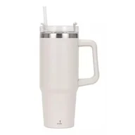 Kubki termiczne - Kubek termiczny SMILE STT-30 Beżowy 900 ml - miniaturka - grafika 1