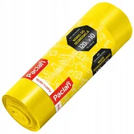 Worki na śmieci - Paclan worki do segregacji śmieci żółte 120l 10szt metal/plastik - miniaturka - grafika 1