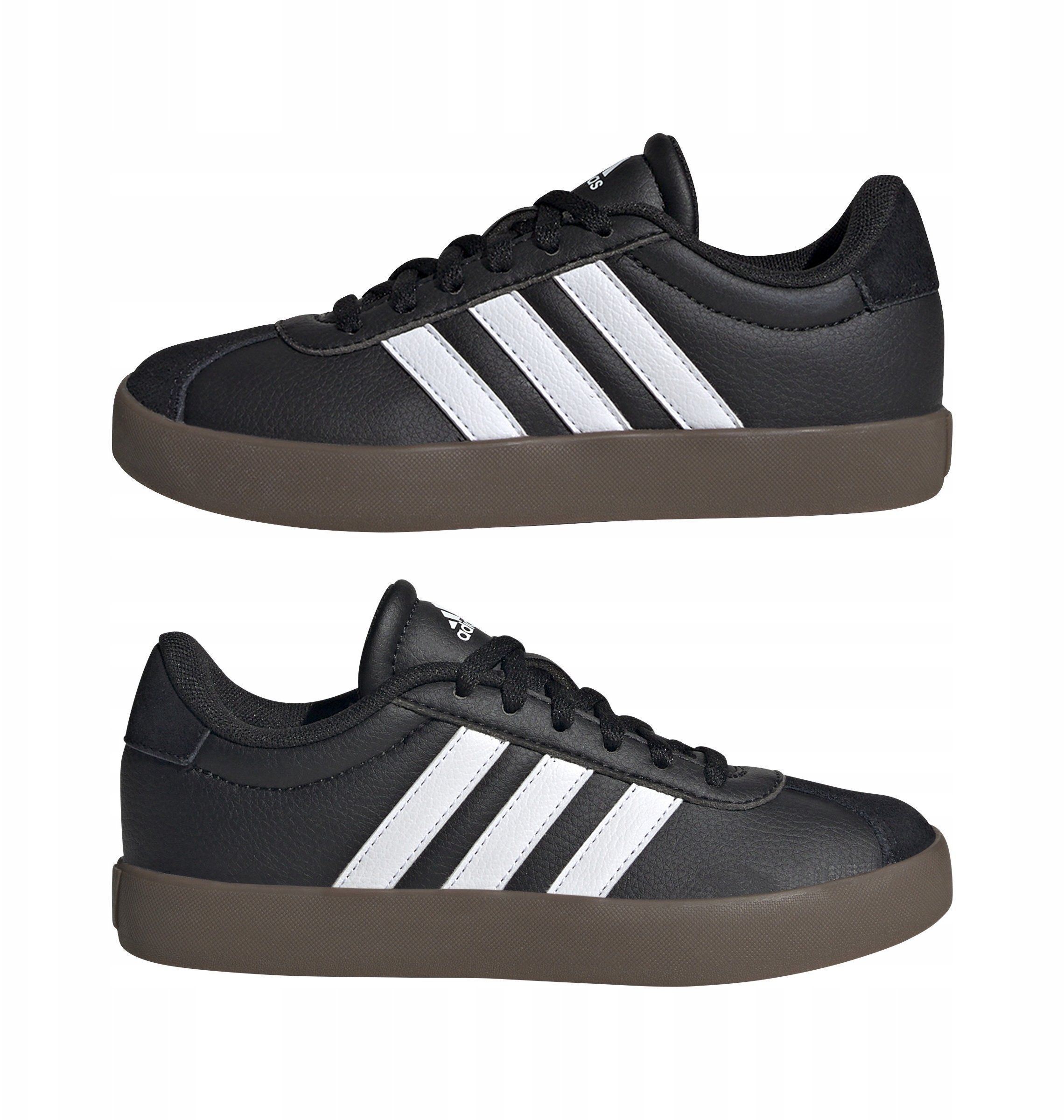 Adidas Buty dla dzieci adidas VL Court 3.0 czarne IE3630 40