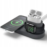 Ładowarki do telefonów - Hub Ładujący Elago Trio 1 Do Urządzeń Apple (Magsafe) Ciemnoszary (B1469) - miniaturka - grafika 1