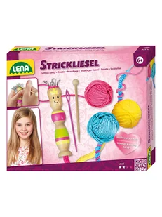 LENA Zestaw do szydełkowania - 6+ - Zabawki kreatywne - miniaturka - grafika 1
