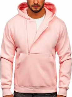 Jasnoróżowe bluza męska z kapturem Bolf 02 - Bluzy sportowe męskie - miniaturka - grafika 1