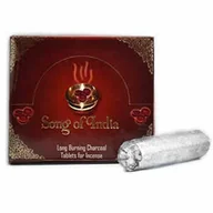 Kadzidła i dodatki - Tabletki Węgielki trybularzowe do spalania w kadzielnicy/shishy 10 sztuk średnica 30mm (1 rolka) długopalne Song of India - miniaturka - grafika 1
