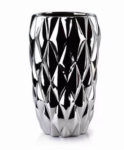 BASILE SILVER WAZON 13xh24,5cm - Wazony i flakony - miniaturka - grafika 1