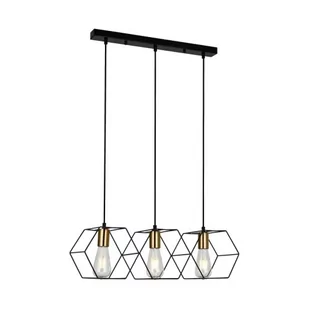 Lampa wisząca Aina PND-74889-3-BK Italux - Lampy sufitowe - miniaturka - grafika 1
