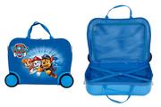 Jeździki dla dzieci - ﻿Jeżdżąca walizka podróżna - Psi Patrol - niebieska mała - miniaturka - grafika 1