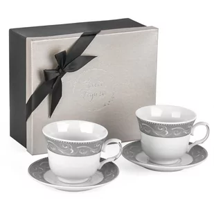 Komplet filiżanek Tadar Bella Feguro Grigio 250 ml - Filiżanki - miniaturka - grafika 1