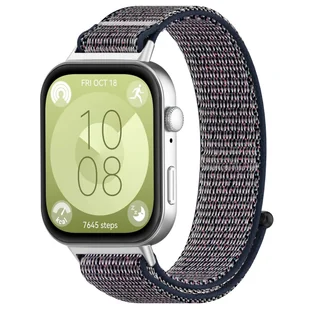Opaska pasek nylonowy Vanfone do Huawei Watch Fit 3, grafitowy metalik - Akcesoria do smartwatchy - miniaturka - grafika 1