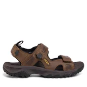 Sandały męskie - Sandały Keen Targhee III Open Toe Sandal 1022423 Brązowy - miniaturka - grafika 1