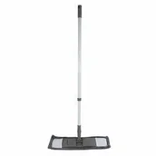 Miotły, szufle, mopy - Mop Duo Mikro Szary Z Drążkiem Teleskopowym F.. - miniaturka - grafika 1
