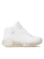 Buty dla dziewczynek - Skechers Sneakersy S-Lights Remix 310100L/WHT Biały - miniaturka - grafika 1