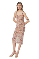 Sukienki - Trendyol Damska obcisła sukienka z dzianiny o wąskim kroju, brązowa, S, Brązowy, S - miniaturka - grafika 1