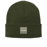 Czapki i chusty sportowe męskie - Czapka Columbia City Trek Heavyweight Beanie 1911251396 - zielona - miniaturka - grafika 1