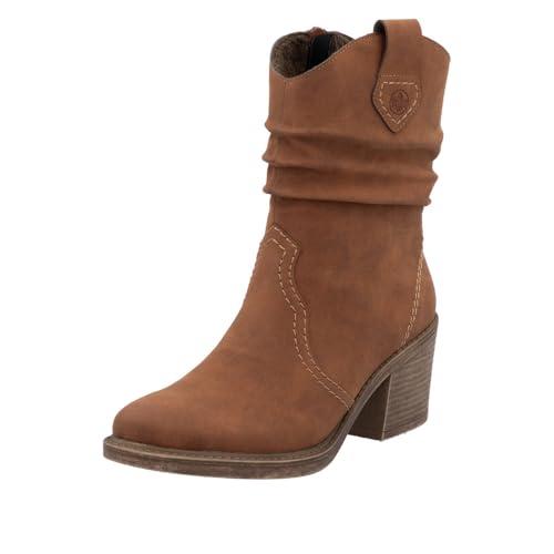 Rieker Damskie sztyblety Y1284, brązowe, 42 EU, brązowy, 42 EU