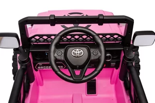 Auto Na Akumulator Toyota FJ Różowe 4x4 - Tory, garaże, parkingi - miniaturka - grafika 2