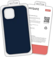 Etui i futerały do telefonów - Mysafe MYSAFE ETUI SILIKONOWE IPHONE 12 PRO MAX GRANATOWY PUDEŁKO - miniaturka - grafika 1