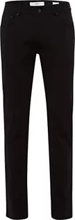 Spodenki męskie - BRAX Męskie spodnie Style Chuck HI-Flex Jersey, czarne, 32 W / 36 L, czarny, 32W / 36L - grafika 1