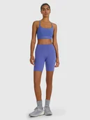 Spodenki damskie - 4F Legginsy kolarki treningowe damskie - granatowe L - miniaturka - grafika 1