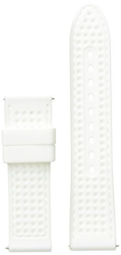 GUESS CS1002S5 22 mm silikonowy biały pasek do zegarka
