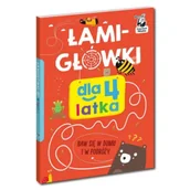 Książki edukacyjne - Łamigłówki dla 4-latka - miniaturka - grafika 1