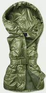 Kamizelki damskie - BEZRĘKAWNIK DAMSKI OVERSIZE ZIELONY (KA-016) - KAMADA - miniaturka - grafika 1