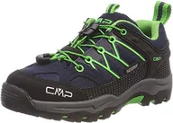 Buty dla chłopców - CMP – F.lli Campagnolo Unisex Kids Rigel Low Shoe Wp półbuty trekkingowe i do wędrówek, niebieski - Niebieski B Blue Gecko 51ak - 36 EU - miniaturka - grafika 1