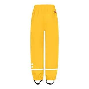 LEGO Wear PUCK 101 - RAIN PANTS, Spodnie przeciwdeszczowe chłopięce, Gelb (Żółte 225), 128 - Spodnie i spodenki dla chłopców - miniaturka - grafika 1