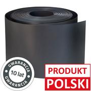 Ogrodzenia - Taśma ogrodzeniowa 26mb Thermoplast® BASIC 190mm GRAFIT - miniaturka - grafika 1