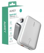 Powerbanki - Aukey PB-Y57 White Mini PowerBank 20000mAh 22.5W 2xUSB PD 3.0 QC 3.0 LED - miniaturka - grafika 1
