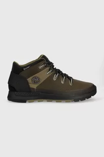 Botki męskie - Timberland buty Sprint Trekker Mid Fab WP TB0A5NFK3271 męskie kolor zielony - grafika 1