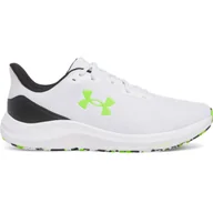 Buty sportowe męskie - Męskie buty do biegania Under Armour UA Charged Pursuit 4 - białe - miniaturka - grafika 1