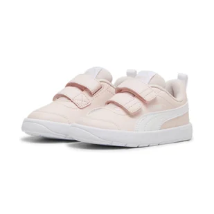 Sneakersy dla małych dzieci Courtflex V3 PUMA Island Pink White - Buty dla dziewczynek - miniaturka - grafika 1