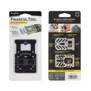 Nite Ize - FinancialTool RFID Blocking Wallet - Czarny - FMTR-01-R7 - Survival - akcesoria - miniaturka - grafika 1